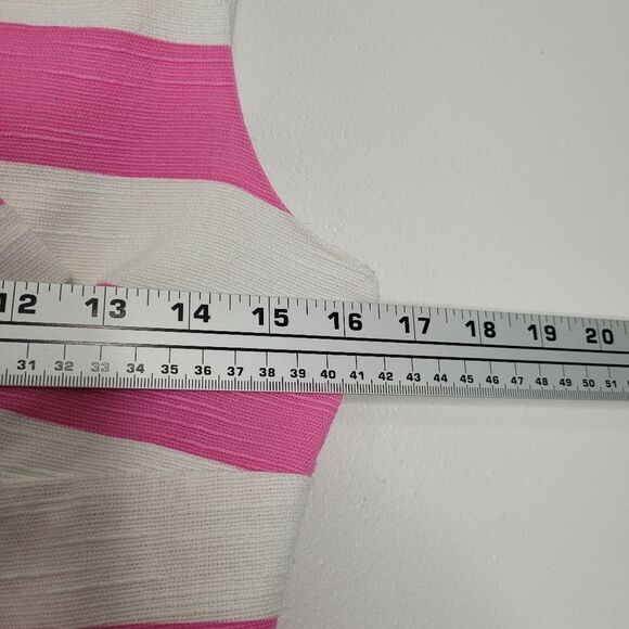 Kate Spade Pink White Striped Bow Dress Size 6 Preppy Cute Classic Party - Picture 6 of 10